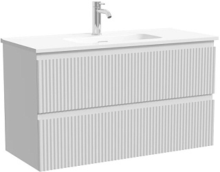 Тумба под раковину Sancos Snob R 90 подвесная Bianco (белый), SNR90/39W