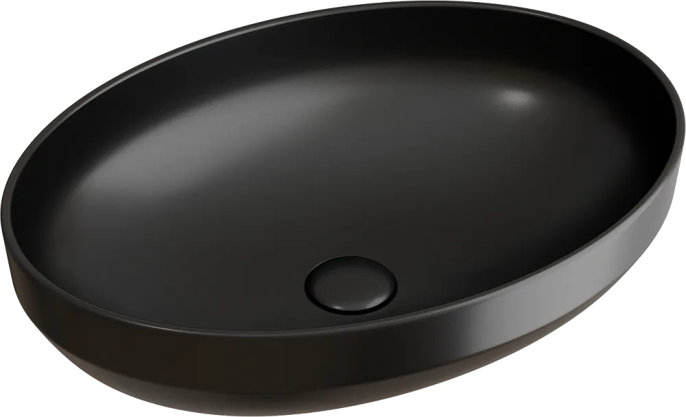 Раковина Ceramicanova Element CN6056MB черная матовая Sancos — официальный сайт