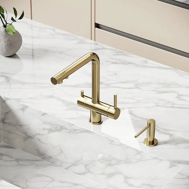 Смеситель для кухни Sancos Foster SC4014BG под фильтр, брашированное золото Sancos — Оригинал