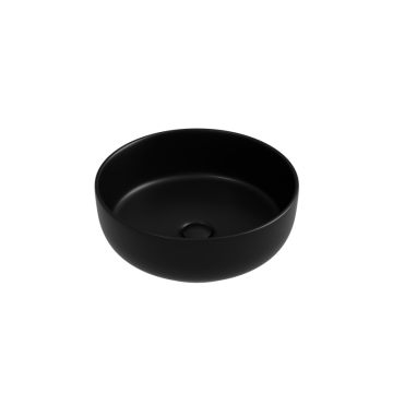 Накладная раковина Ceramicanova Taycan CN12003MB 37х37 матовая черная