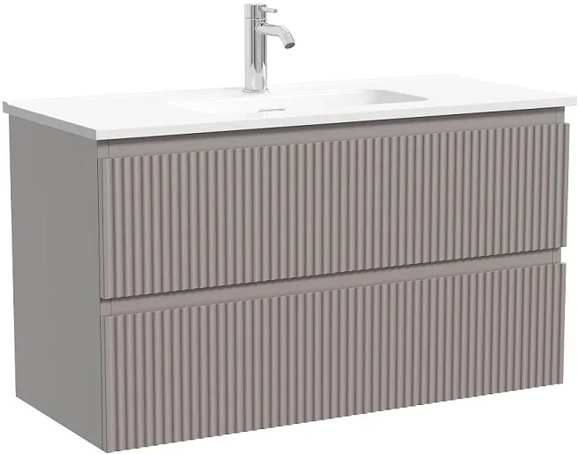 Тумба под раковину Sancos Snob R 90 подвесная Doha soft (пыльная роза), SNR90/39SM Sancos — Оригинал