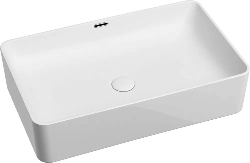 Раковина Ceramicanova Element CN6065 белая глянцевая Sancos — официальный сайт