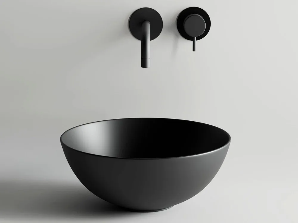Раковина Ceramica Nova Element CN6004 черный матовый Sancos — официальный сайт