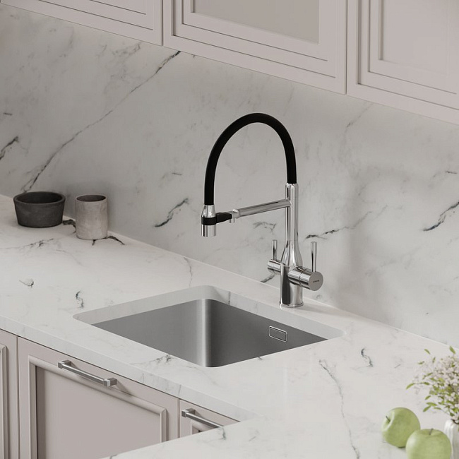 Смеситель для кухни Sancos Garda SC4009CH с гибким изливом, хром Sancos — Оригинал