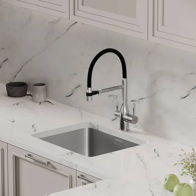 Смеситель для кухни Sancos Garda SC4009CH с гибким изливом, хром Sancos — Оригинал