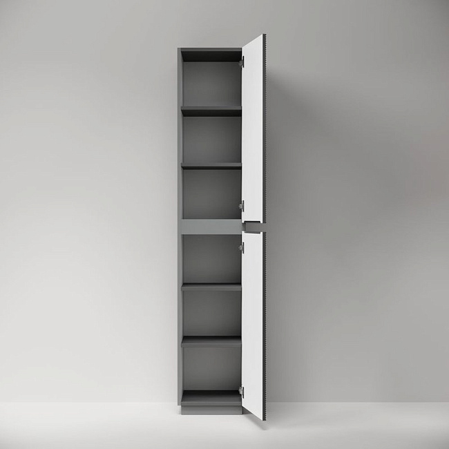 Шкаф-пенал для ванной напольный Sancos Folk Floor 350х350х1880 мм, Grey soft Sancos — Оригинал