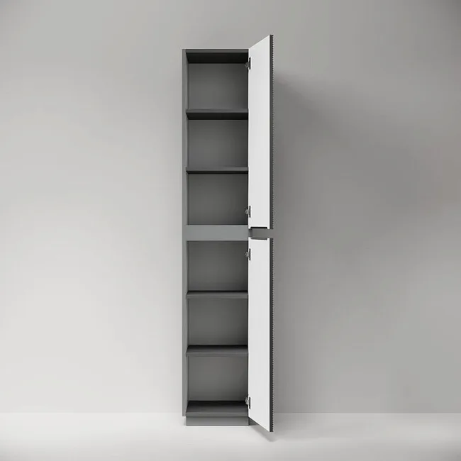 Шкаф-пенал для ванной напольный Sancos Folk Floor 350х350х1880 мм, Grey soft Sancos — Оригинал
