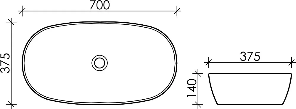 Раковина Ceramicanova Element CN5040 Sancos — официальный сайт