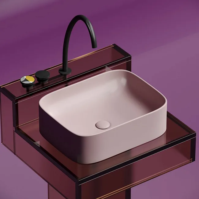 Раковина Ceramicanova Element CN6052MP розовая матовая Sancos — Оригинал