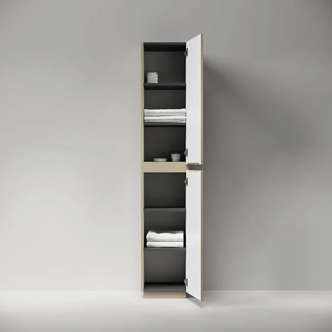 Шкаф-пенал для ванной напольный Sancos Folk Floor 350х350х1880 мм, Капучино Sancos — Оригинал