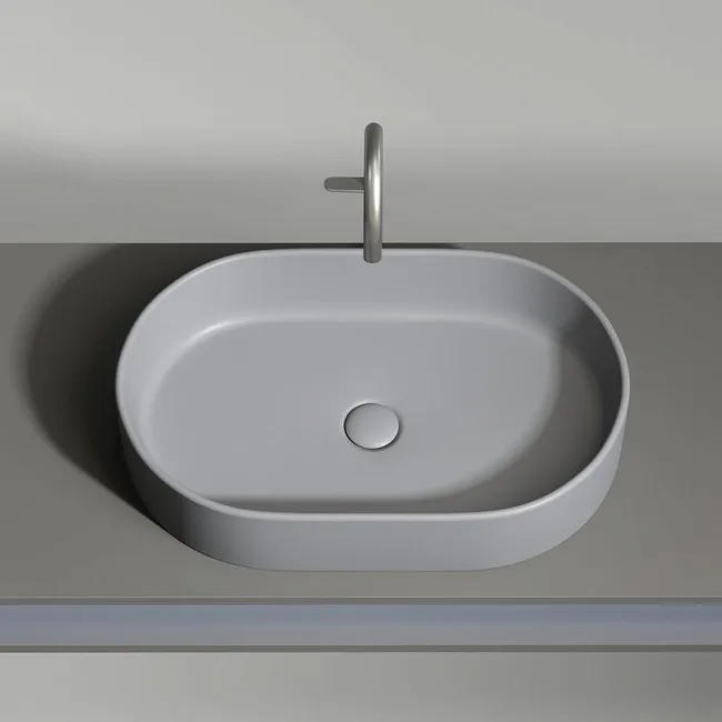 Раковина Ceramicanova Element CN6048MH антрацит матовая Sancos — Оригинал