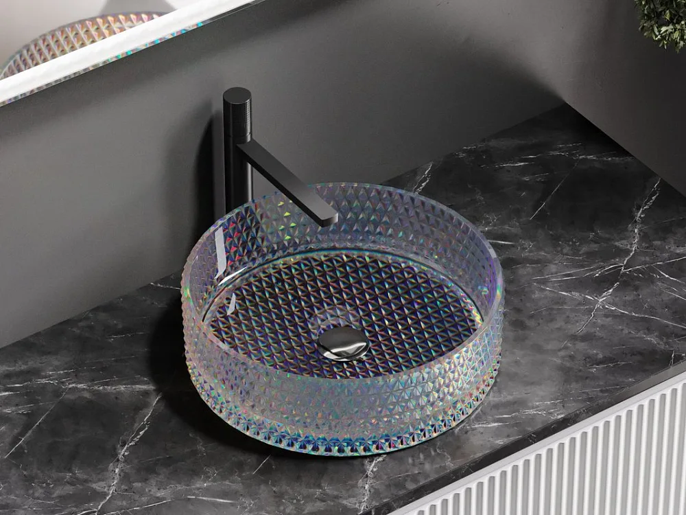 Раковина Ceramicanova Cristal CN6059 неон Sancos — официальный сайт
