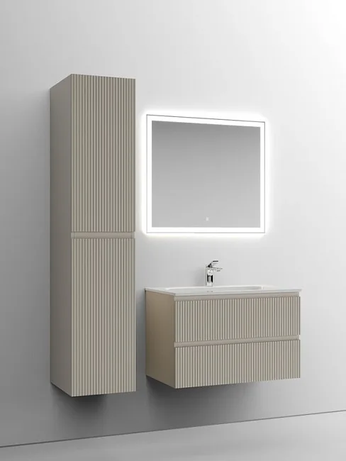 Тумба под раковину Sancos Snob T 80 подвесная Beige soft (капучино), SNT80CE Sancos — Оригинал