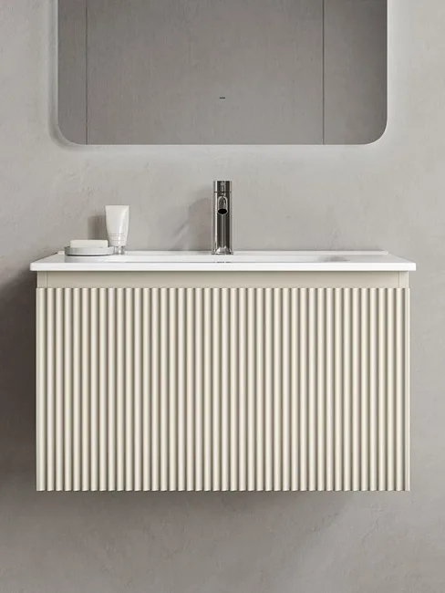 Тумба под раковину Sancos Snob R 1.0 70 подвесная Beige soft (капучино), SNR1.070CE Sancos — Оригинал