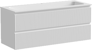 Тумба под раковину Sancos Snob R 120 подвесная Bianco (белый), SNR120W
