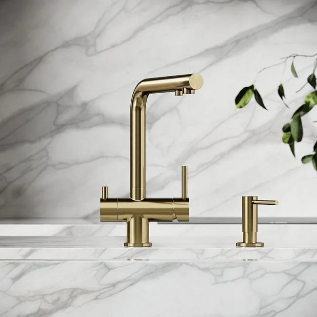 Смеситель для кухни Sancos Foster SC4014BG под фильтр, брашированное золото Sancos — Оригинал