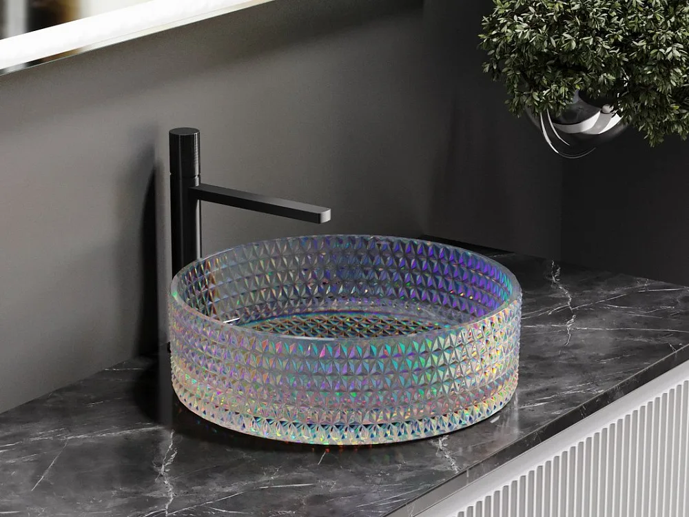 Раковина Ceramicanova Cristal CN6059 неон Sancos — официальный сайт