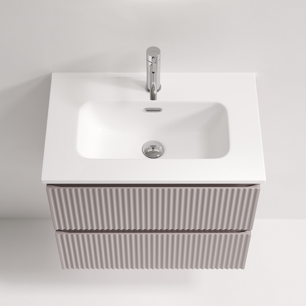 Тумба под раковину Sancos Snob R 60 подвесная Doha soft (пыльная роза), SNR60/39SM Sancos — официальный сайт