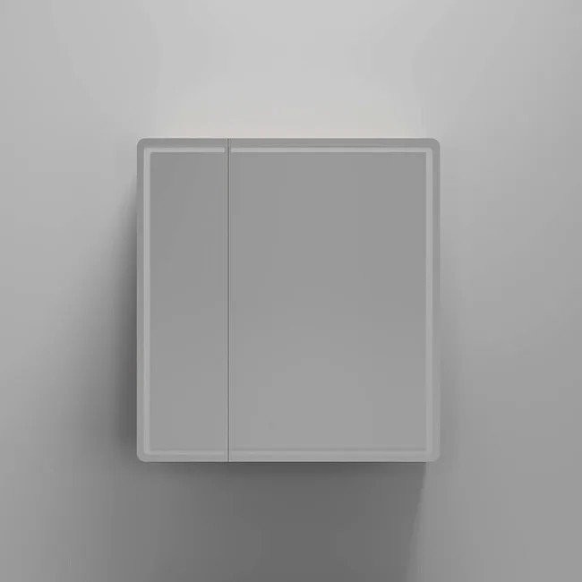 Зеркало-шкаф Sancos Mirror 70 с подсветкой, дуб галифакс натуральный Sancos — Оригинал