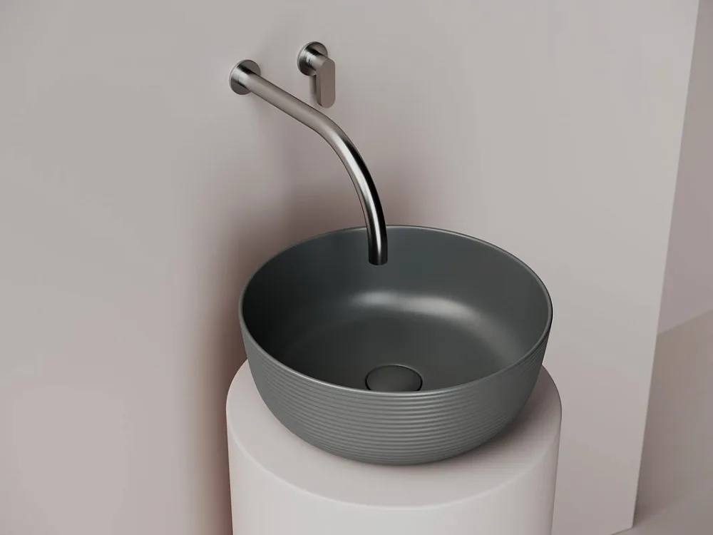 Раковина Ceramicanova Element CN6073MDH темный антрацит матовый Sancos — официальный сайт