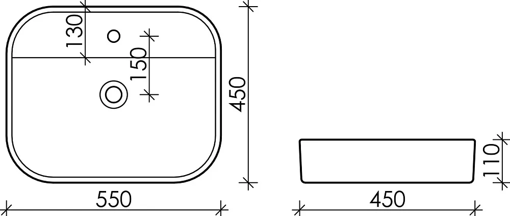 Раковина Ceramica Nova Element CN6034 Sancos — официальный сайт