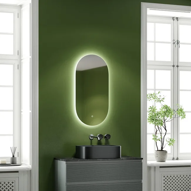 Зеркало Sancos Oval OV45C 45 см Sancos — Оригинал