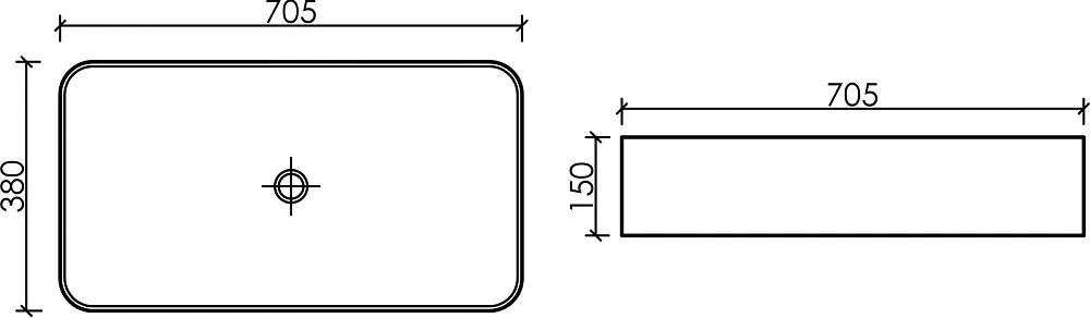 Раковина Ceramicanova Element CN6054 белая глянцевая Sancos — официальный сайт