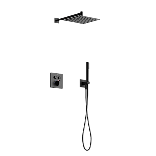 Душевой комплект Sancos Linn SC9022MB С ВНУТРЕННЕЙ ЧАСТЬЮ, черный матовый