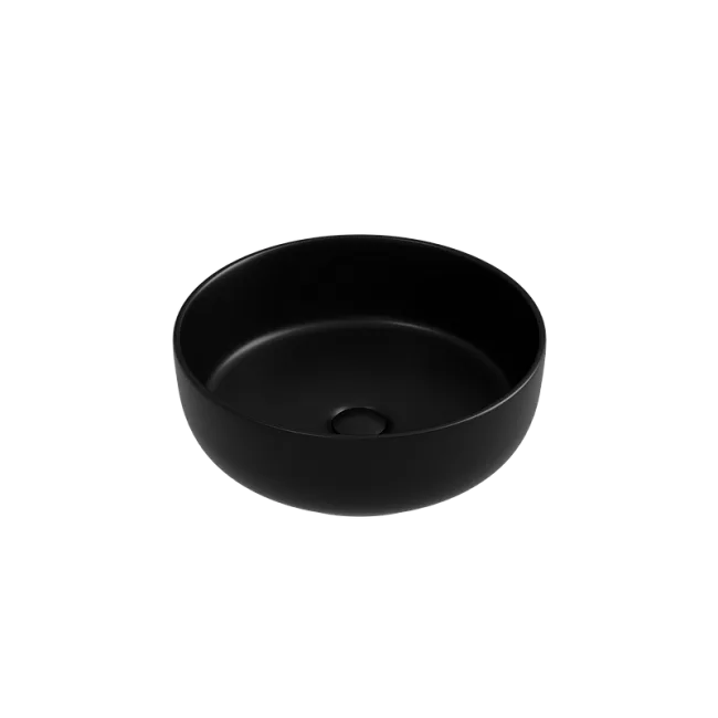 Накладная раковина Ceramicanova Taycan CN12003MB 37х37 матовая черная Sancos — Оригинал