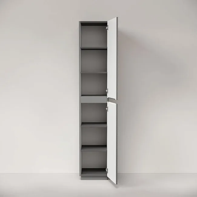 Шкаф-пенал для ванной напольный Sancos Folk Floor 350х350х1880 мм, Ergraut soft Sancos — Оригинал