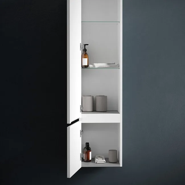Шкаф-пенал для ванной Sancos Very 35 L Bianco (белый) Sancos — Оригинал