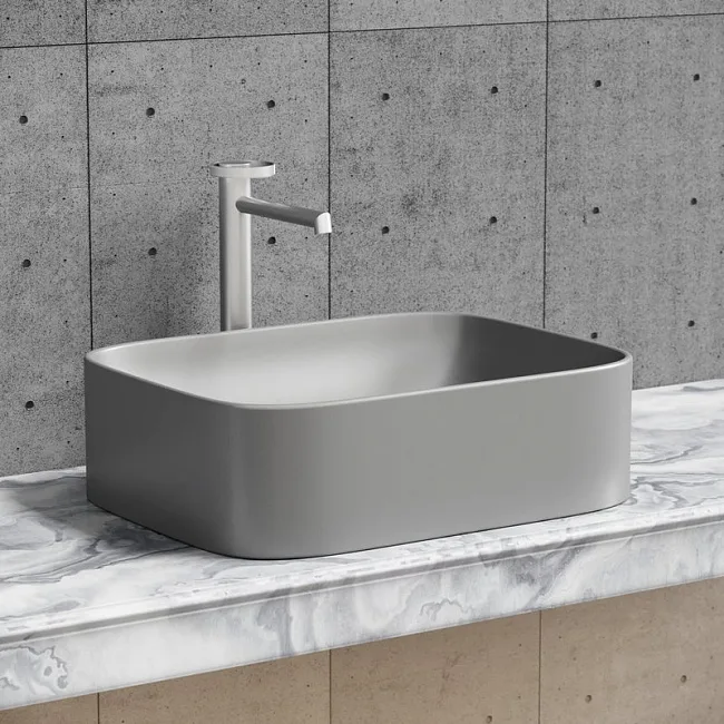 Раковина Ceramicanova Element CN6052MH антрацит матовая Sancos — Оригинал