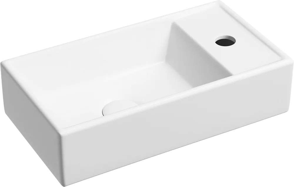 Рукомойник Ceramicanova Element CN6051LMW белый матовый Sancos — официальный сайт
