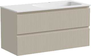 Тумба под раковину Sancos Snob T 100 подвесная Beige soft (капучино), SNT100RCE