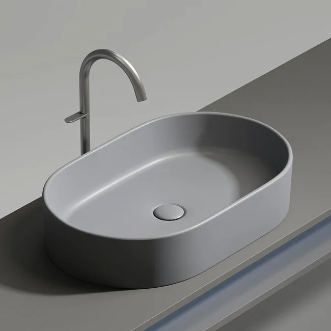 Раковина Ceramicanova Element CN6048MH антрацит матовая Sancos — Оригинал