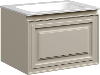 Тумба под раковину Sancos Very 60 подвесная Beige soft (капучино), VR60CE