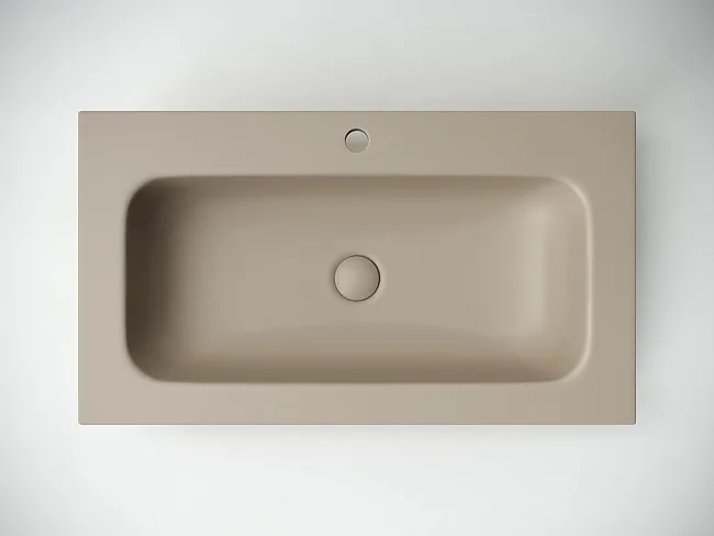 Накладная раковина Ceramicanova Grace прямоугольная капучино матовый 81 см CN7012MC Sancos — Оригинал