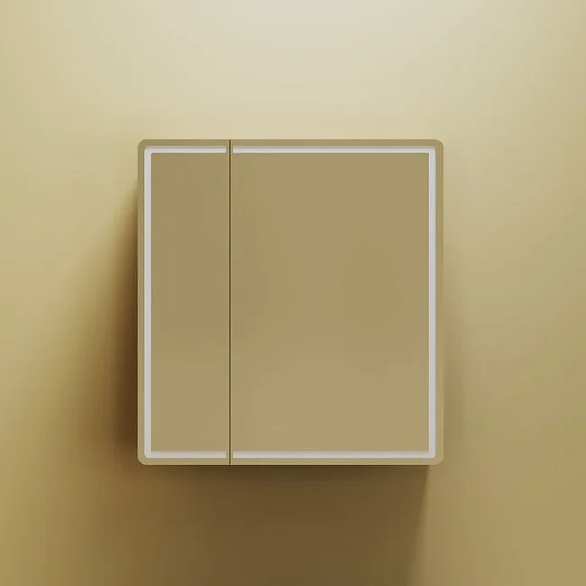 Зеркало-шкаф Sancos Mirror 70 с подсветкой, дуб чарльстон Sancos — Оригинал