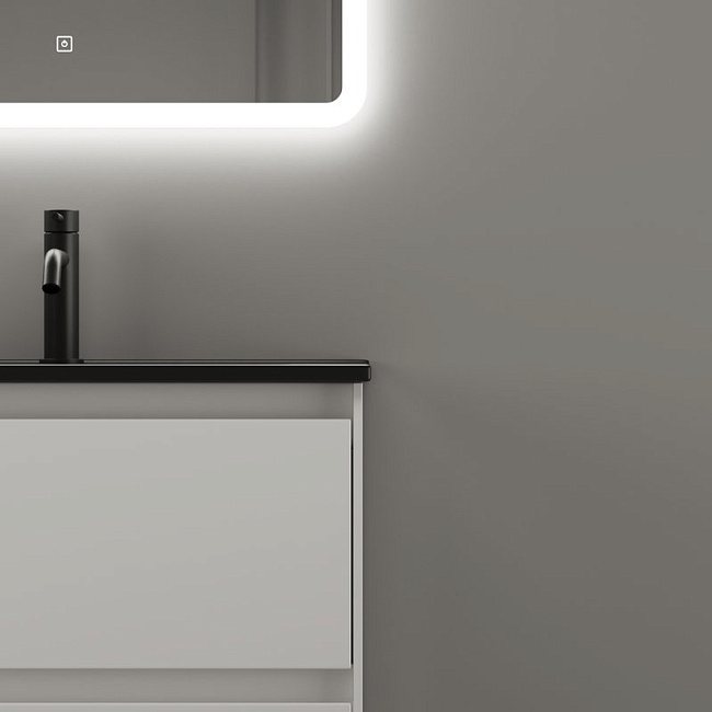 Тумба под раковину Sancos Cento 60 подвесная белый глянец, CN60W Sancos — Оригинал