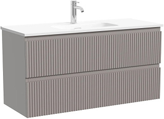 Тумба под раковину Sancos Snob R 100 подвесная Doha soft (пыльная роза), SNR100/39SM