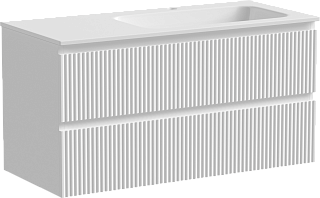 Тумба под раковину Sancos Snob R 100 подвесная Bianco (белый), SNR100RW
