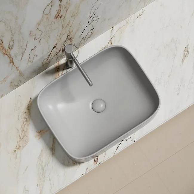 Раковина Ceramicanova Element CN6052MSG серая матовая Sancos — Оригинал