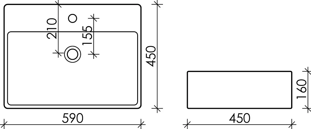 Раковина Ceramica Nova Element CN6046 Sancos — официальный сайт