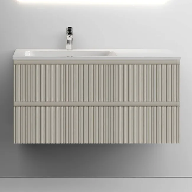 Тумба с раковиной Sancos Snob T 100 см, L, beige soft Sancos — Оригинал