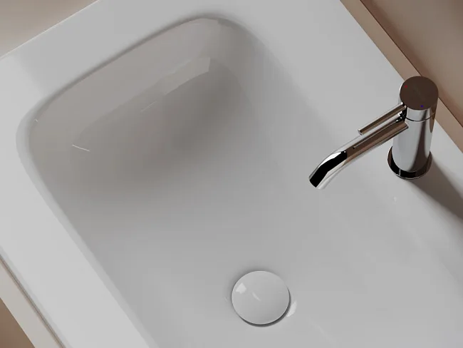 Мебельная раковина Ceramicanova Grace CN7031, белая Sancos — Оригинал