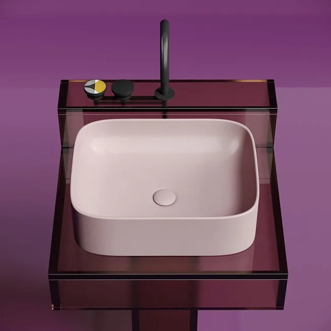 Раковина Ceramicanova Element CN6052MP розовая матовая Sancos — Оригинал