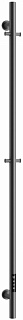 Полотенцесушитель электрический Sancos Etna 150x8, вороненая сталь, SC13001GG