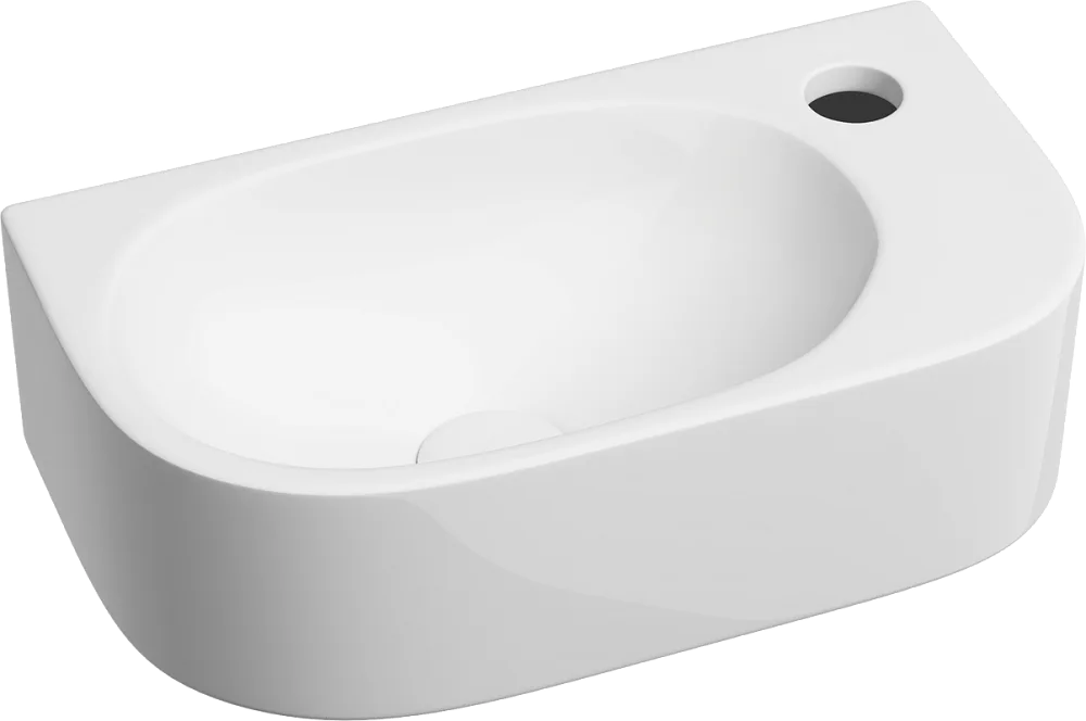 Рукомойник Ceramicanova Element CN6066L белый глянцевый Sancos — официальный сайт