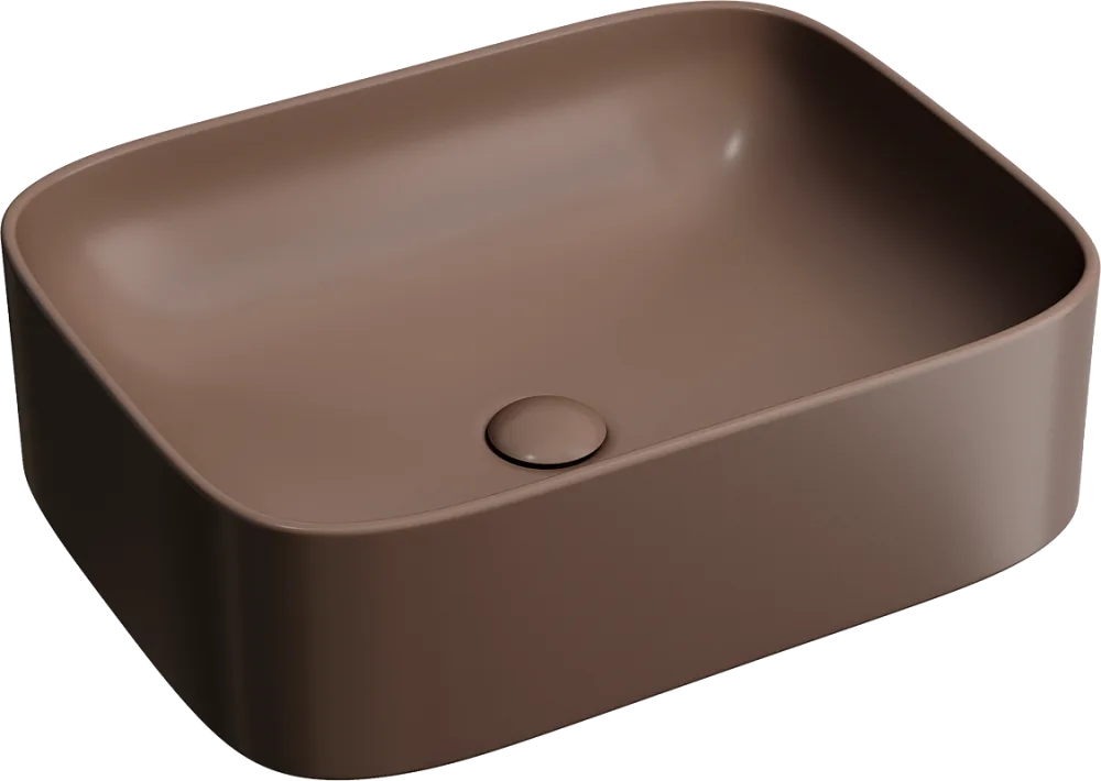 Раковина Ceramicanova Element CN6052MDB темно-коричневая матовая Sancos — официальный сайт