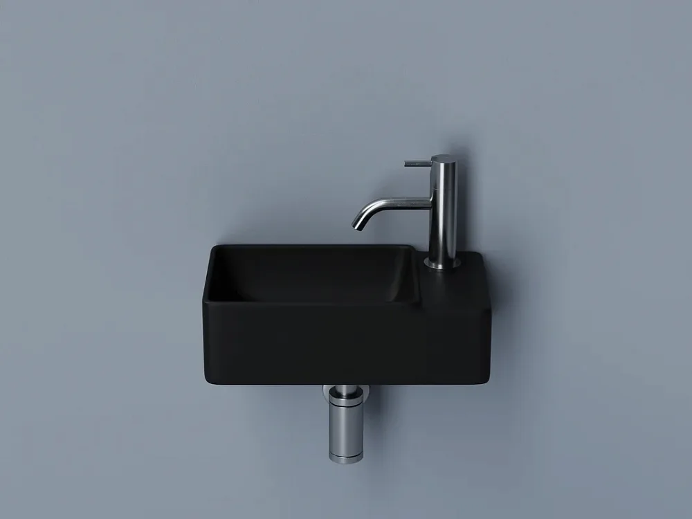 Рукомойник Ceramicanova Element CN5045MB R черный матовый Sancos — официальный сайт